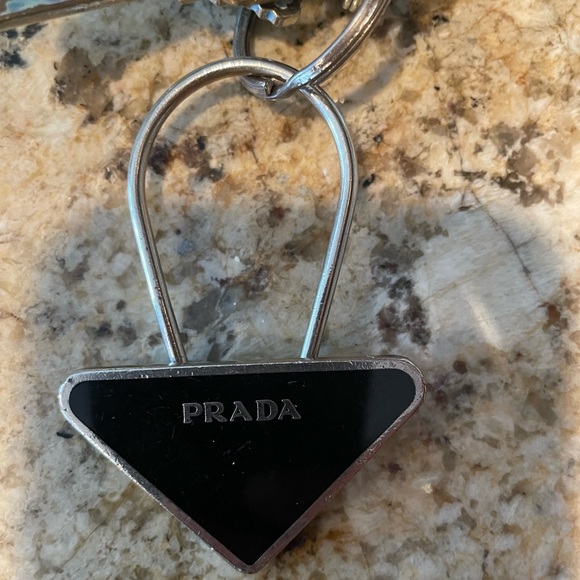 Authentic vintage Prada keychain,All Products : American Fashion Style Bags On Sale